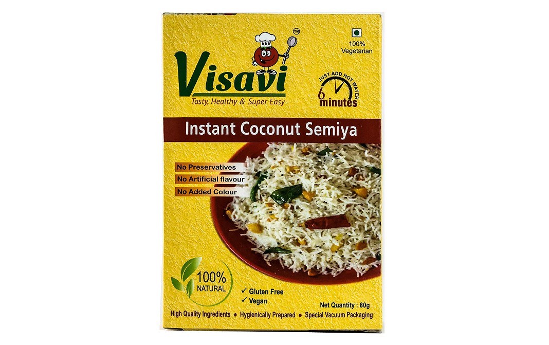Visavi Instant Coconut Semiya    Box  80 grams